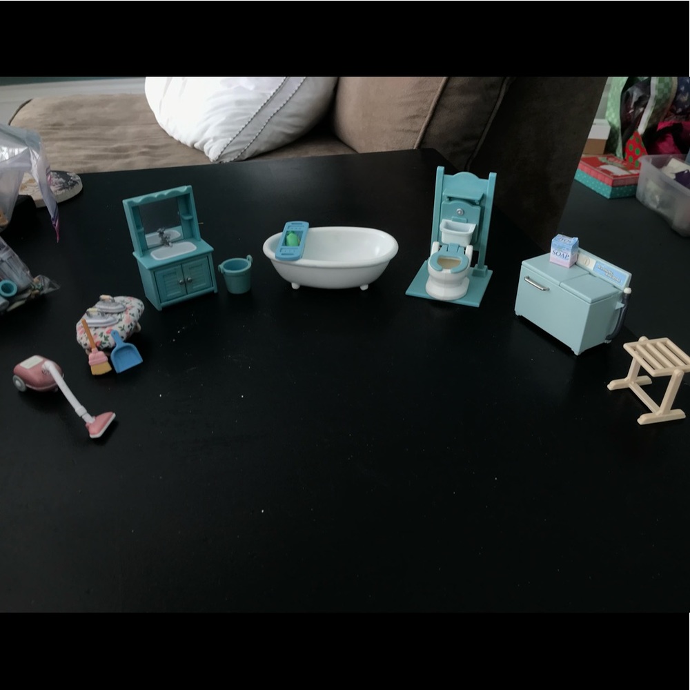 calico critters bathroom set